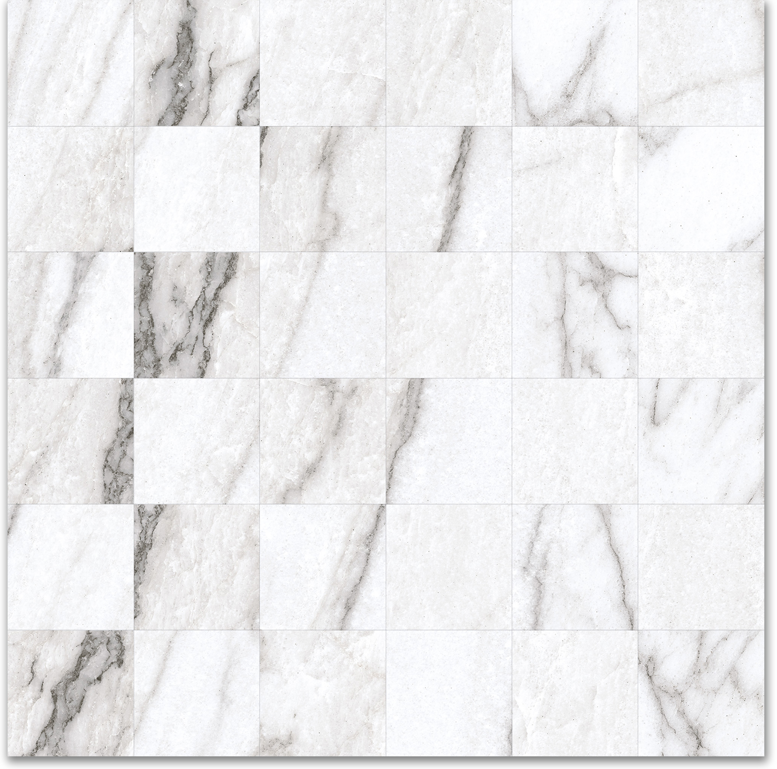 2X2 Mosaic-Polished Glamour White | Glens Falls Tile & Supplies