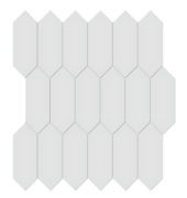 2x5 Gallery Grey Matte Picket Mosaic | Glens Falls Tile & Supplies