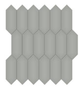 2x5 Taupe Matte Picket Mosaic | Glens Falls Tile & Supplies