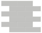 2x6 Loft Grey Matte Brick Mosaic | Glens Falls Tile & Supplies