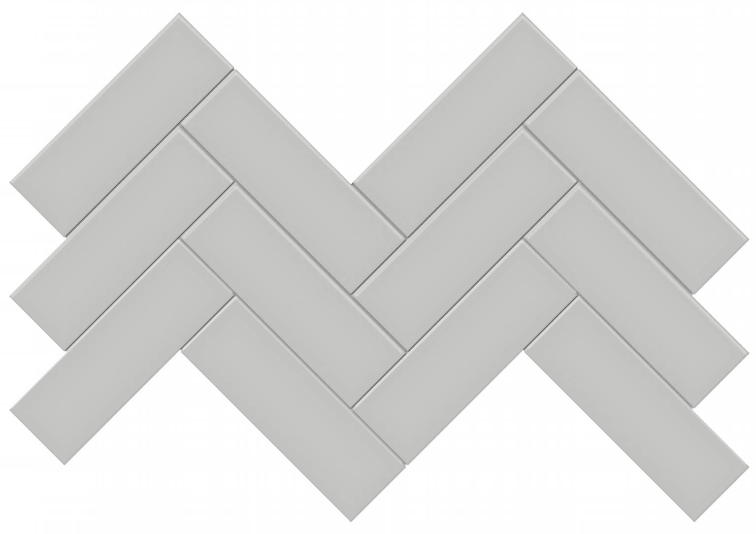 2x6 Loft Grey Matte Herringbone Mosaic | Glens Falls Tile & Supplies