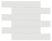 2x6 Vintage Grey Matte Brick Mosaic | Glens Falls Tile & Supplies