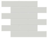 2x6 Warm Grey Matte Brick Mosaic | Glens Falls Tile & Supplies