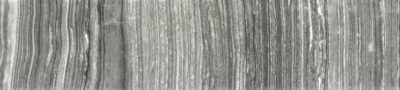 3X12 Polished Carbon Bullnose