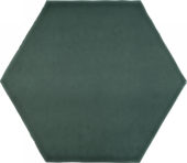 6" Brilliant Emerald Glossy Hexagon | Glens Falls Tile & Supplies
