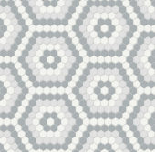 Afternoon Blend Matte Hexagon Pattern Mosaic | Glens Falls Tile & Supplies