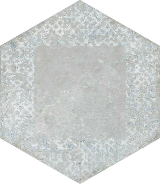 Alma 5.5X6.3 Grey Decor Hexagon | Glens Falls Tile & Supplies