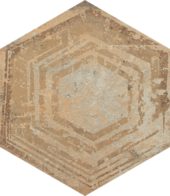 Alma 5.5X6.3 Sand Decor Hexagon | Glens Falls Tile & Supplies