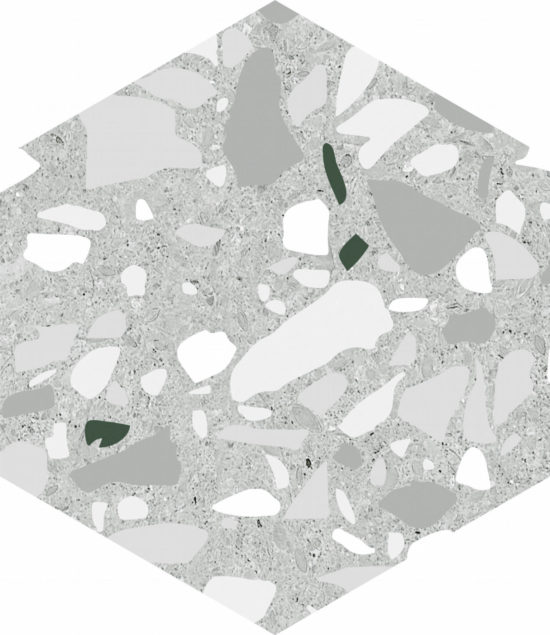 Altea 5.5X6.3” Grey Hexagon | Glens Falls Tile & Supplies