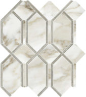 Amalfi Calacatta Polished Modella Mosaic | Glens Falls Tile & Supplies