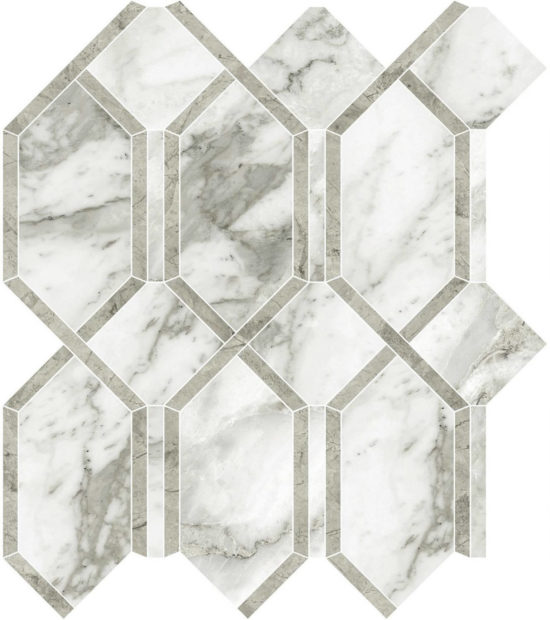 Arabescato Verona Polished Modella Mosaic | Glens Falls Tile & Supplies