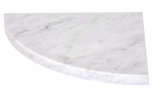 Bianco Carrara 9 Inch Shelf | Glens Falls Tile & Supplies