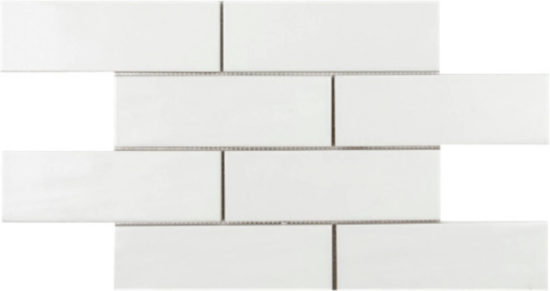 Brickwork Mosaic Matte-Gloss Pearl | Glens Falls Tile & Supplies