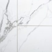 Carrara Marble Shower Wall Kit 36x36x78 | Glens Falls Tile & Supplies
