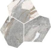 Dynasty Grey Polished/Matte 11X12 Eggs Mosaic | Glens Falls Tile & Supplies
