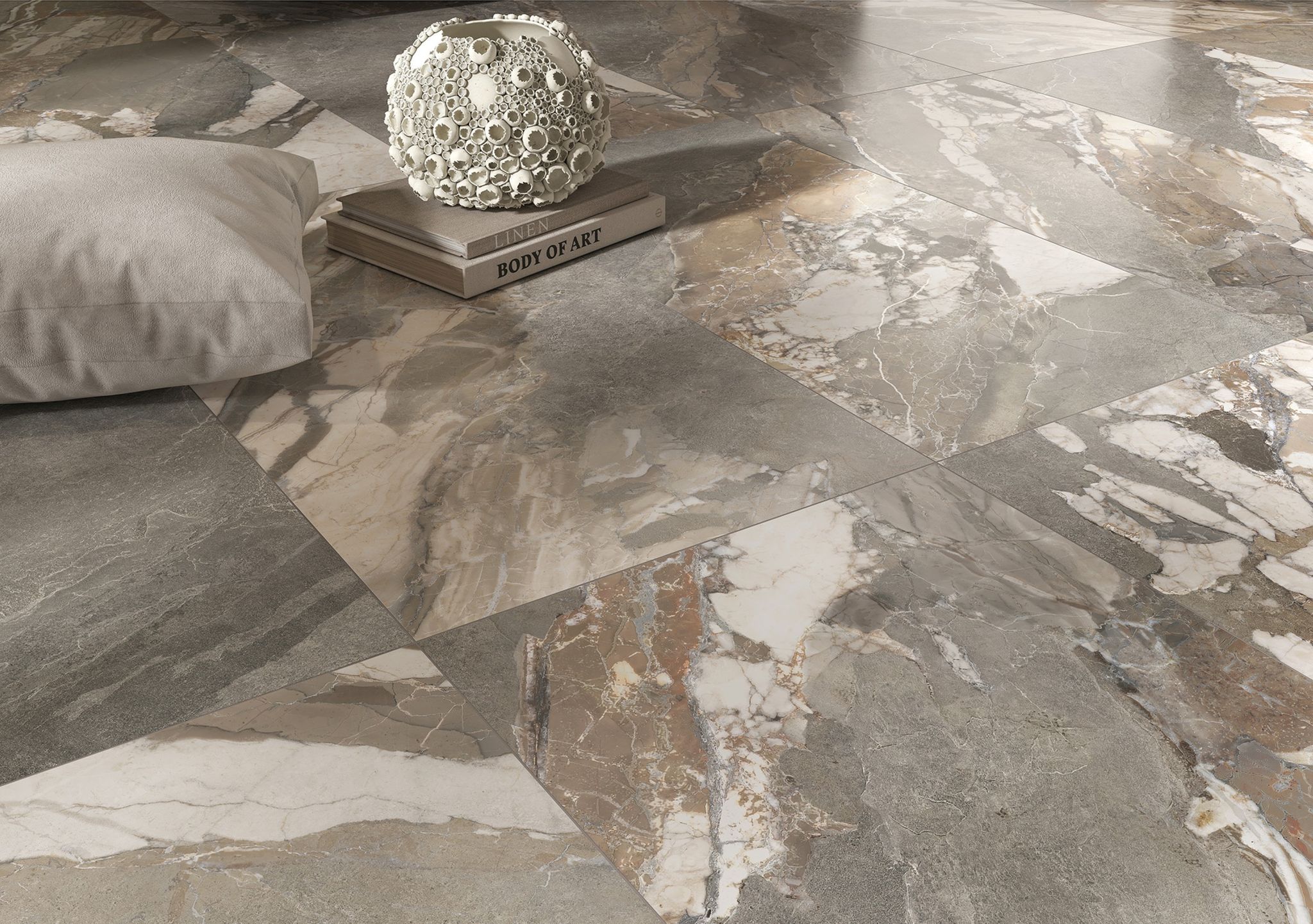 Dynasty Grey Polished/Matte 24x48 1 | Glens Falls Tile & Supplies