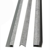 Frost Nickel 94" Trim Kit, 2 Inside Comers, 2 J Trims,  2 L Trims | Glens Falls Tile & Supplies