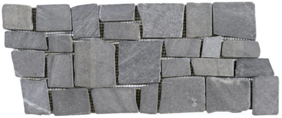 Grey Cubic Marble Opus Interlocking Border | Glens Falls Tile & Supplies