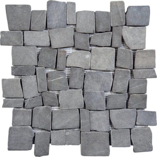 Grey Cubic Marble Opus Interlocking Mosaic | Glens Falls Tile & Supplies