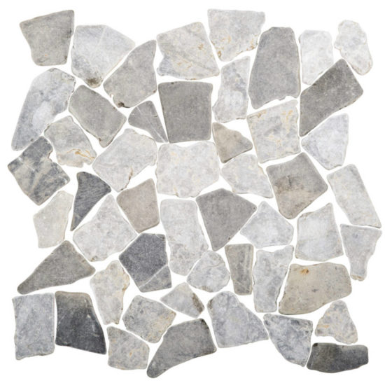 Grey Mix Mini Opus Marble Mosaic | Glens Falls Tile & Supplies