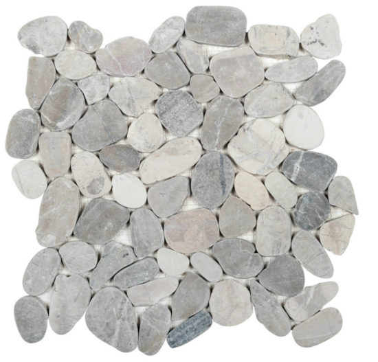 Grey Pebble Sliced Mosaic | Glens Falls Tile & Supplies