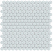Ice Penny Round Mosaic | Glens Falls Tile & Supplies