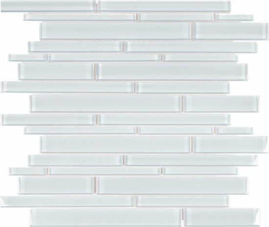 Ice Random Strip Mosaic