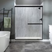 Iced Pewter Shower Wall Kit 32x60x78 | Glens Falls Tile & Supplies