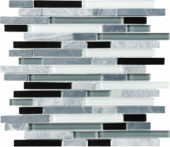 Linear Midnight Mosaic | Glens Falls Tile & Supplies