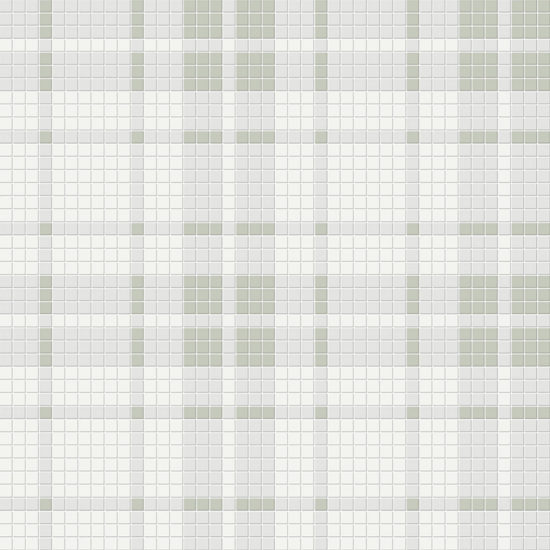 Morning Blend Matte Plaid Pattern Mosaic