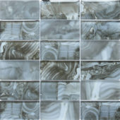 Onyx Pattern Blue Glass Sheet Mosaic | Glens Falls Tile & Supplies