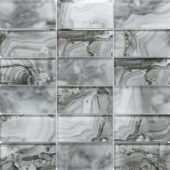 Onyx Pattern Grey Glass Sheet Mosaic | Glens Falls Tile & Supplies