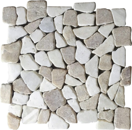 Onyx White Mini Opus Interlocking Mosaic | Glens Falls Tile & Supplies