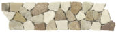Onyx White/Red Opus Mosaic Interlocking Border | Glens Falls Tile & Supplies