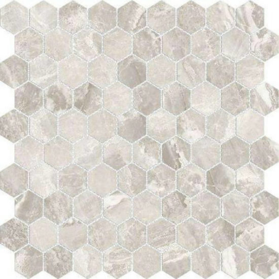 Polished 1" Inspiration Hex Mosaic  | Glens Falls Tile & Supplies
