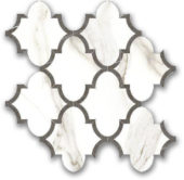 Polished Adoration Arabesque Mosaic | Glens Falls Tile & Supplies