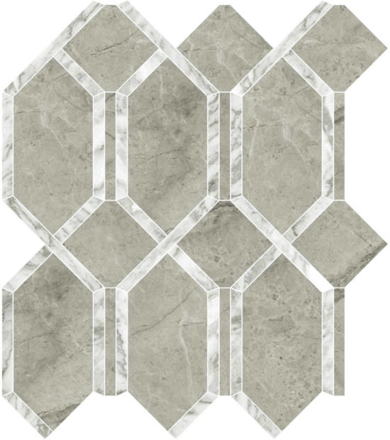 Roma Argento Polished Modella Mosaic | Glens Falls Tile & Supplies