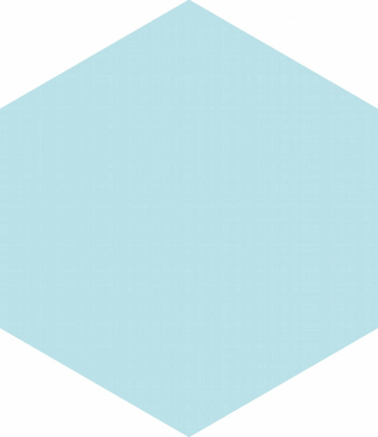 Ronda 5.5X6.3” Aqua Hexagon | Glens Falls Tile & Supplies
