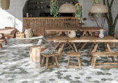 Seville 5.5X6.3” Grey Hexagon | Glens Falls Tile & Supplies