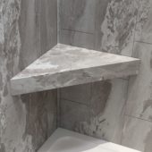 Smoky Sky Shower Bench 26x18.63x3 | Glens Falls Tile & Supplies