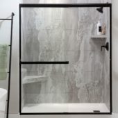 Smoky Sky Shower Wall Kit 32x60x78 | Glens Falls Tile & Supplies