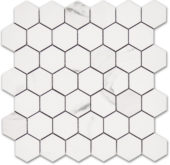 Treasure Statuario 2x2 Polished Hexagon Mosaic | Glens Falls Tile & Supplies