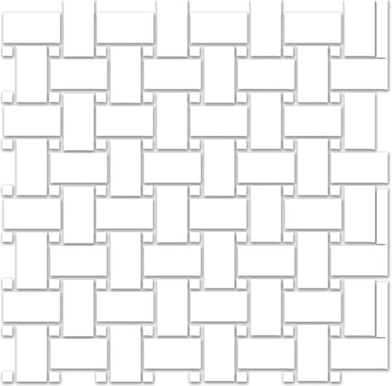 Treasure Ultimate Dolomite Polished Basketweave Mosaic | Glens Falls Tile & Supplies