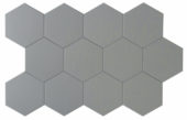 Vida 5.5X6.3” Grey Hexagon | Glens Falls Tile & Supplies