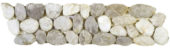 White Sliced Polished Pebble Interlocking Border | Glens Falls Tile & Supplies