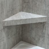 Wind Gust Shower Bench 26x18.63x3 | Glens Falls Tile & Supplies
