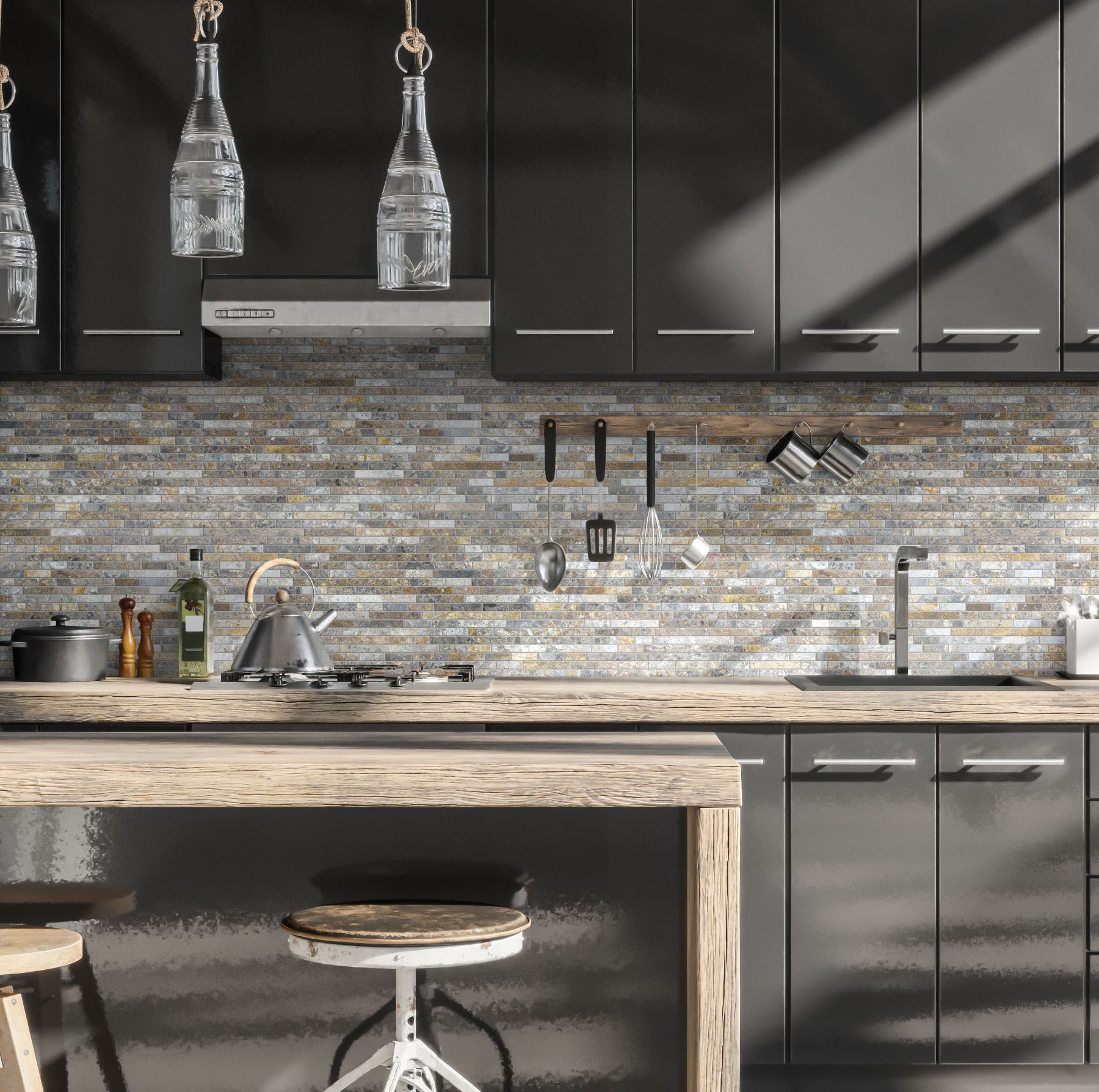 Baguette Royal Vein Mosaic | Glens Falls Tile & Supplies