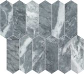 Aqua Intenso 2x6 Picket Mosaic | Glens Falls Tile & Supplies