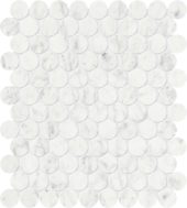 Eterna Bianco 1.25 Polished Penny Round Mosaic | Glens Falls Tile & Supplies