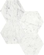 Eterna Bianco 6 Honed Hexagon Mosaic | Glens Falls Tile & Supplies